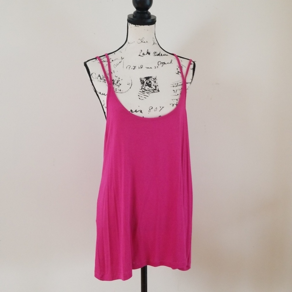 Rue21 hot pink spaghetti strap top